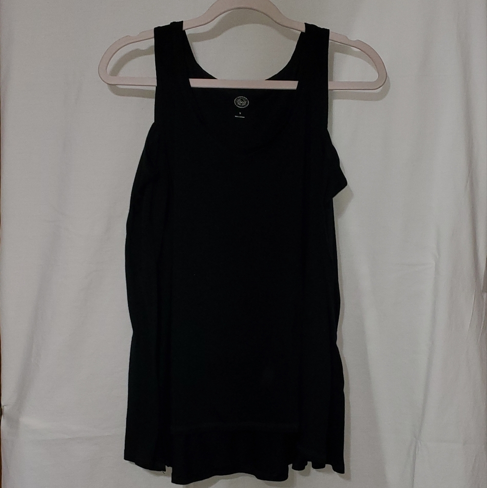 Black off the shoulder top